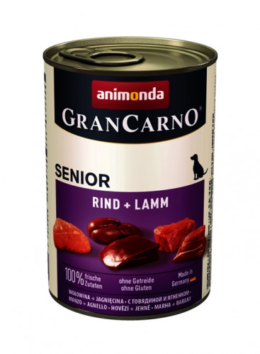 ANIMONDA Grand Carno Senior hov.+ jahňa, 400 g