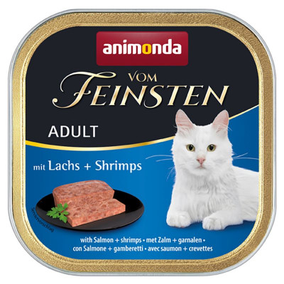 ANIMONDA Cat vom Feinsten Adult losos,garnát, 100g