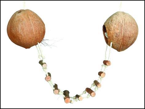TRIXIE Domček kokos dvojitý, 13cm