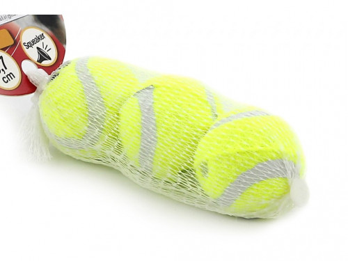 CAMON Hračka tenisová lopta žltá so zvukom, 50 mm
