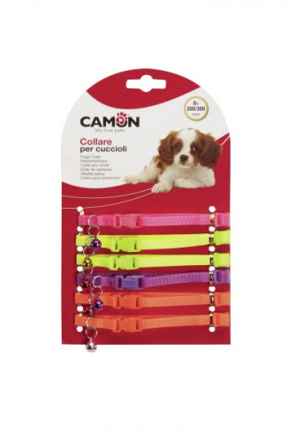 CAMON Obojok nastaviteľný puppy neon 1ks, 200-300 mm/8 mm