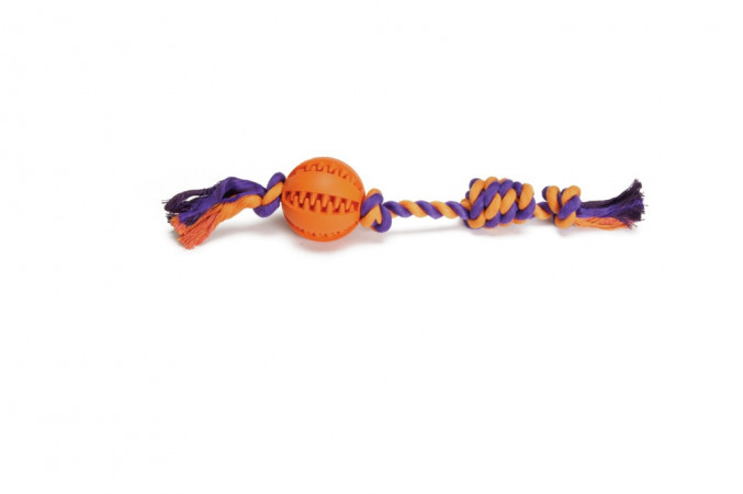 detail CAMON Hračka lopta s lanom, 35cm