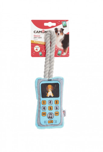 CAMON Hračka plyšový mobil s rukoväťou so zvukom, 16cm