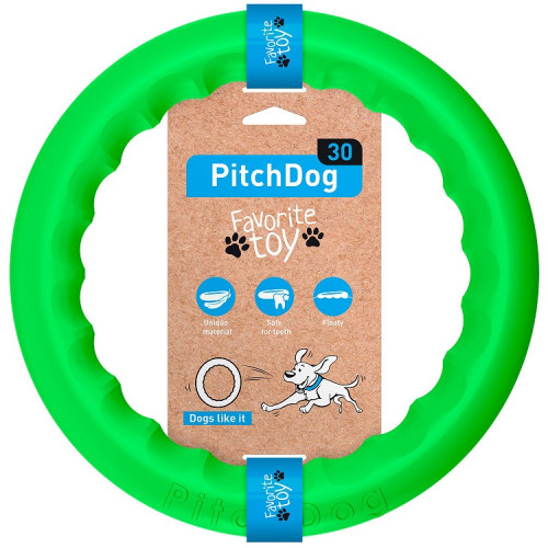 COLLAR Hračka Pitch dog, 28cm, zelená