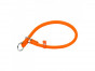 náhľad Collar Obojok okrúhly kožený škrtiaci, 40cm/8mm, oranžový