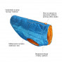 náhľad Bunda pre psov Kurgo Loft, M, modro/oranžová
