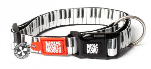 Max&Molly ID Obojok Piano, XS