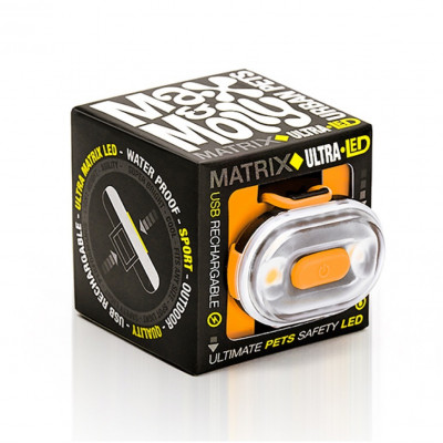 Matrix Ultra LED Safety light - Sky orange/Cube