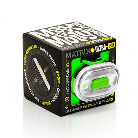 detail Matrix Ultra LED Safety light - Lime green/Cube