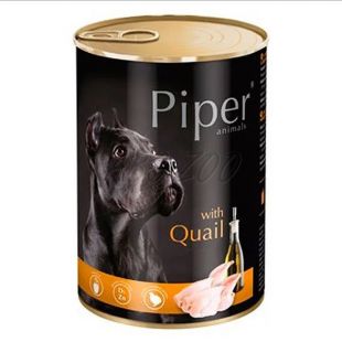 detail PIPER konzerva pre psov s prepeličím mäsom, 800 g
