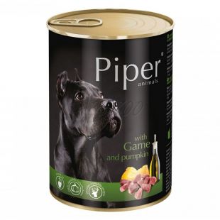 detail PIPER konzerva pre psov divina s tekvicou, 400 g