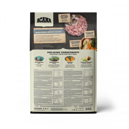 detail ACANA Adult Small Breed Recipe 2kg
